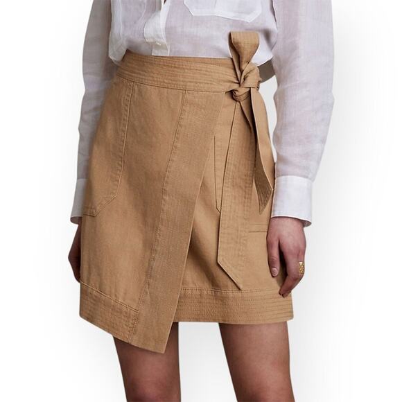 Banana Republic Tan Mini Skirt - Picture 1 of 12